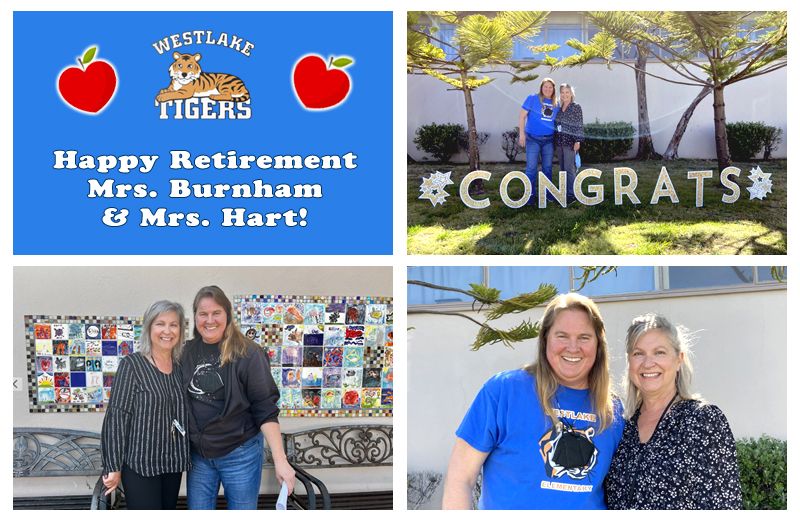 Happy Retirement Mrs. Burnham and Mrs. Hart!