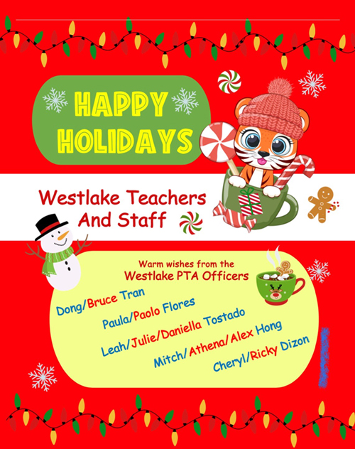 Happy Holidays from the PTA