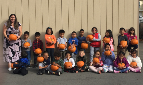 Mrs. Hansen's Kinder Pumpkins