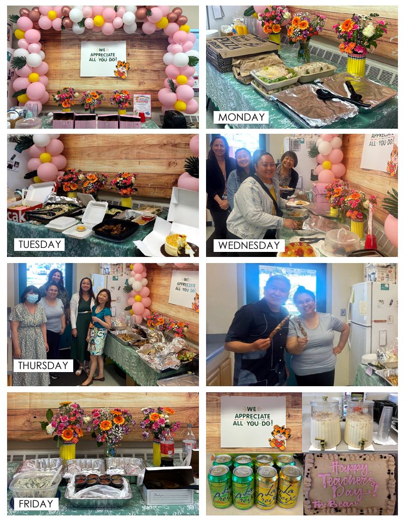 Teacher Appreciation Week 2024 collage