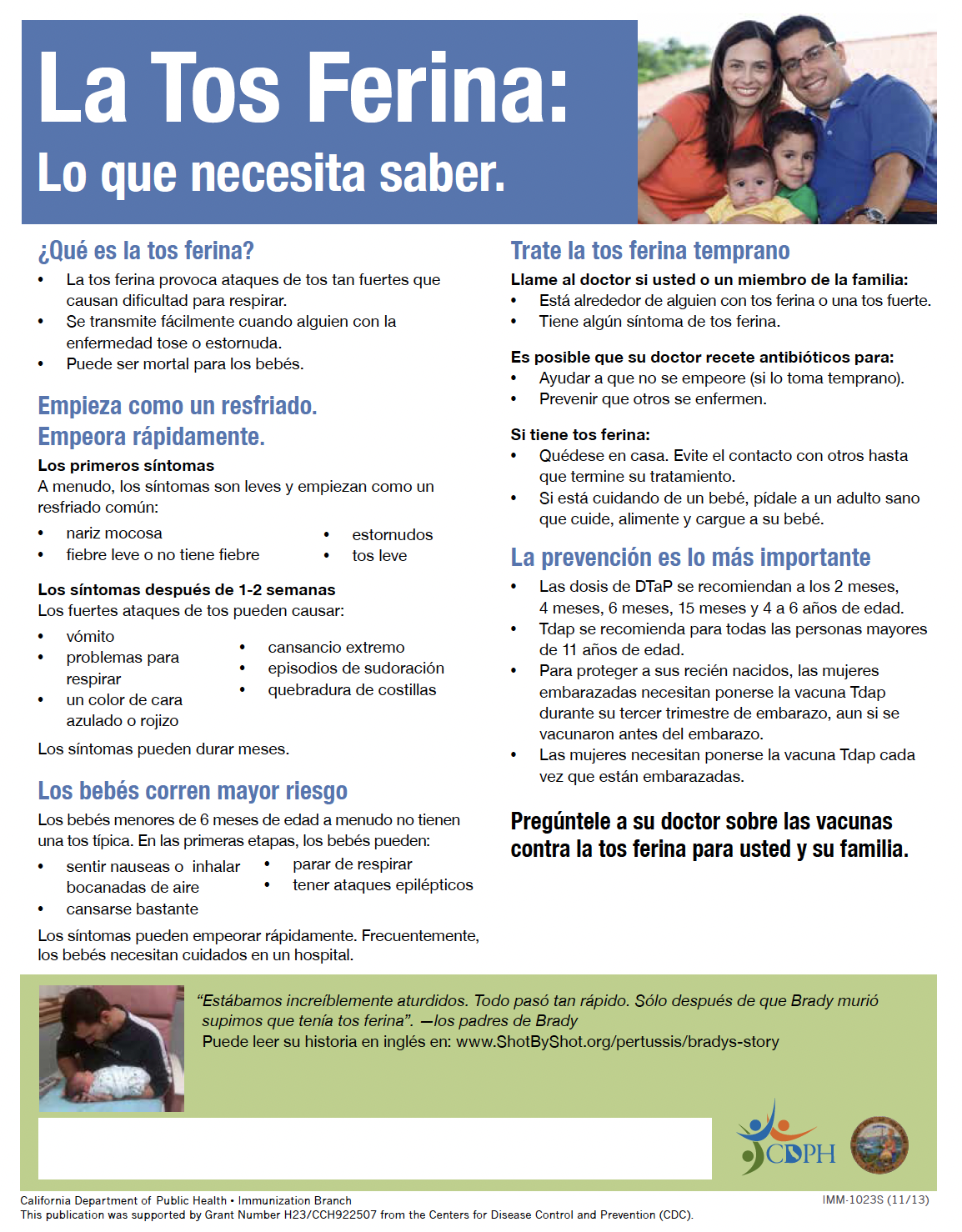 Whooping Cough, SPAN