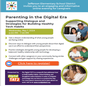 Parenting in the Digital Age May 1 (Virtual Family Event)