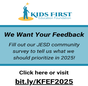 Seeking Feedback for The Kids First Education Foundation