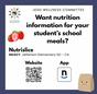 School Meals Nutrition Information